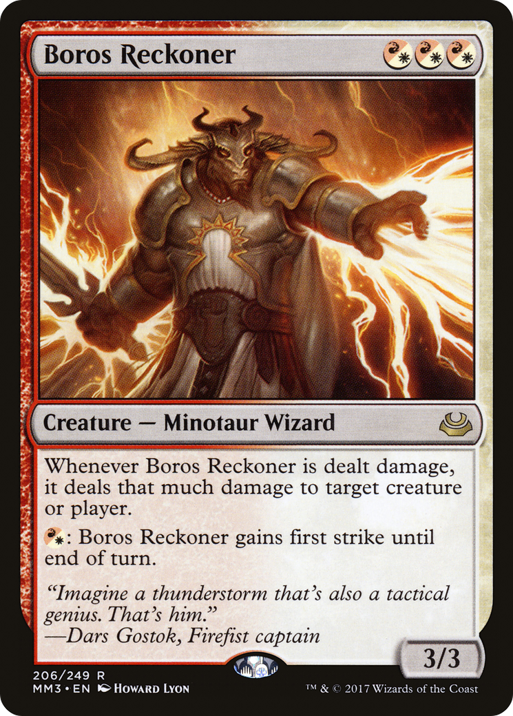 {R} Boros Reckoner [Modern Masters 2017][MM3 206]