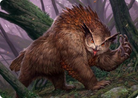 {A} Owlbear Art Card [Dungeons & Dragons: Adventures in the Forgotten Realms Art Series][AAFR 015]