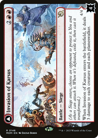 {R} Invasion of Karsus // Refraction Elemental [March of the Machine Prerelease Promos][PR MOM 146]