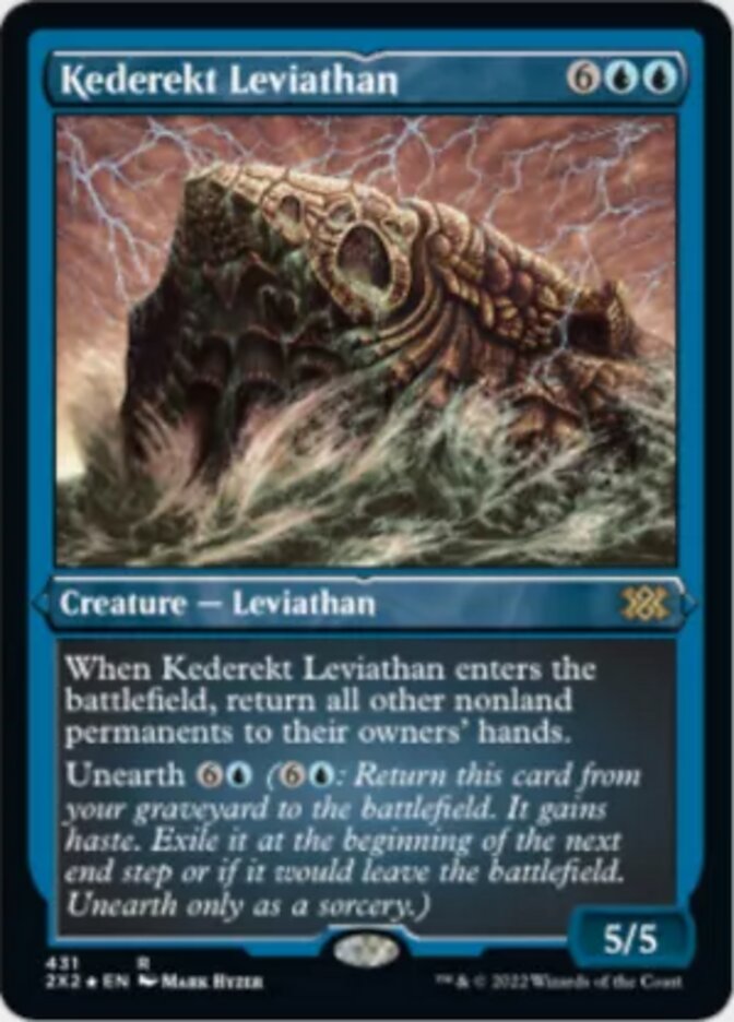 {R} Kederekt Leviathan (Foil Etched) [Double Masters 2022][2X2 431]