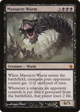 {R} Massacre Wurm [Mirrodin Besieged][MBS 046]