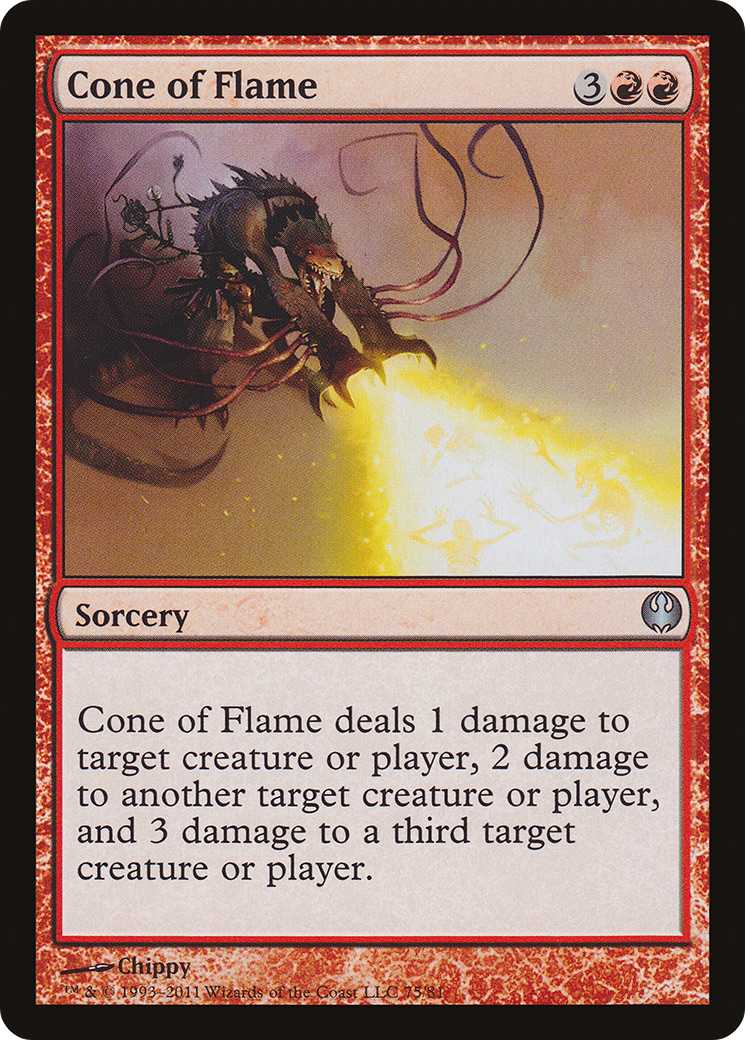 {C} Cone of Flame [Duel Decks: Knights vs. Dragons][DDG 075]