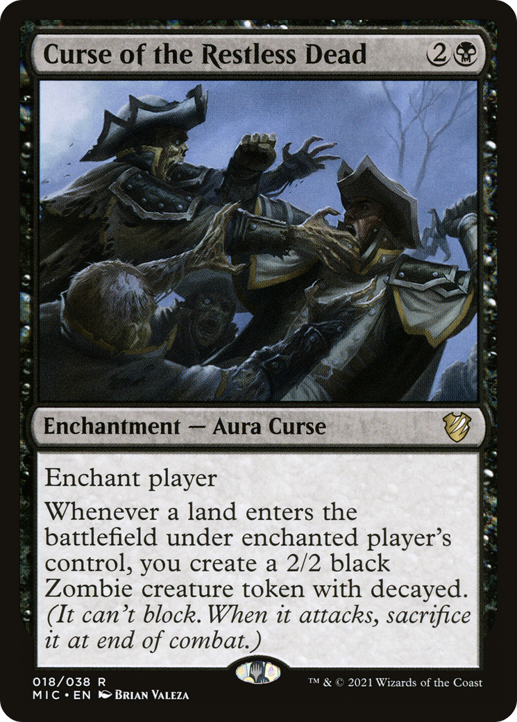 {R} Curse of the Restless Dead [Innistrad: Midnight Hunt Commander][MIC 018]