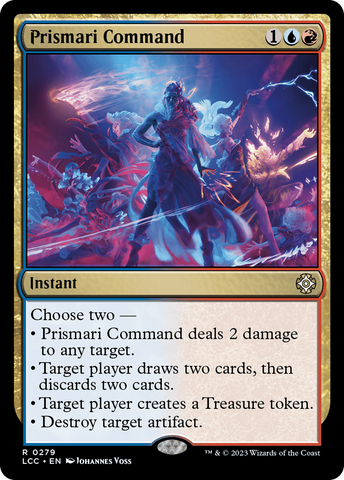 {R} Prismari Command [The Lost Caverns of Ixalan Commander][LCC 279]