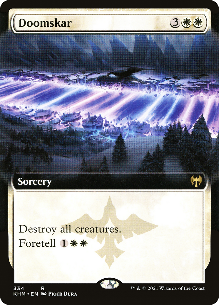 {R} Doomskar (Extended Art) [Kaldheim][KHM 334]