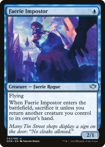 {C} Faerie Impostor [Duel Decks: Speed vs. Cunning][DDN 043]