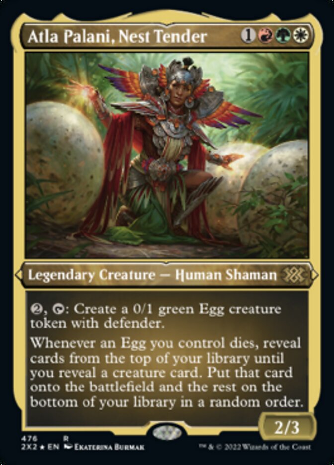 {R} Atla Palani, Nest Tender (Foil Etched) [Double Masters 2022][2X2 476]