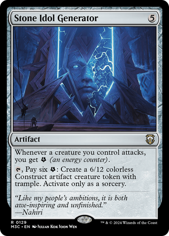 {R} Stone Idol Generator [Modern Horizons 3 Commander][M3C 129]