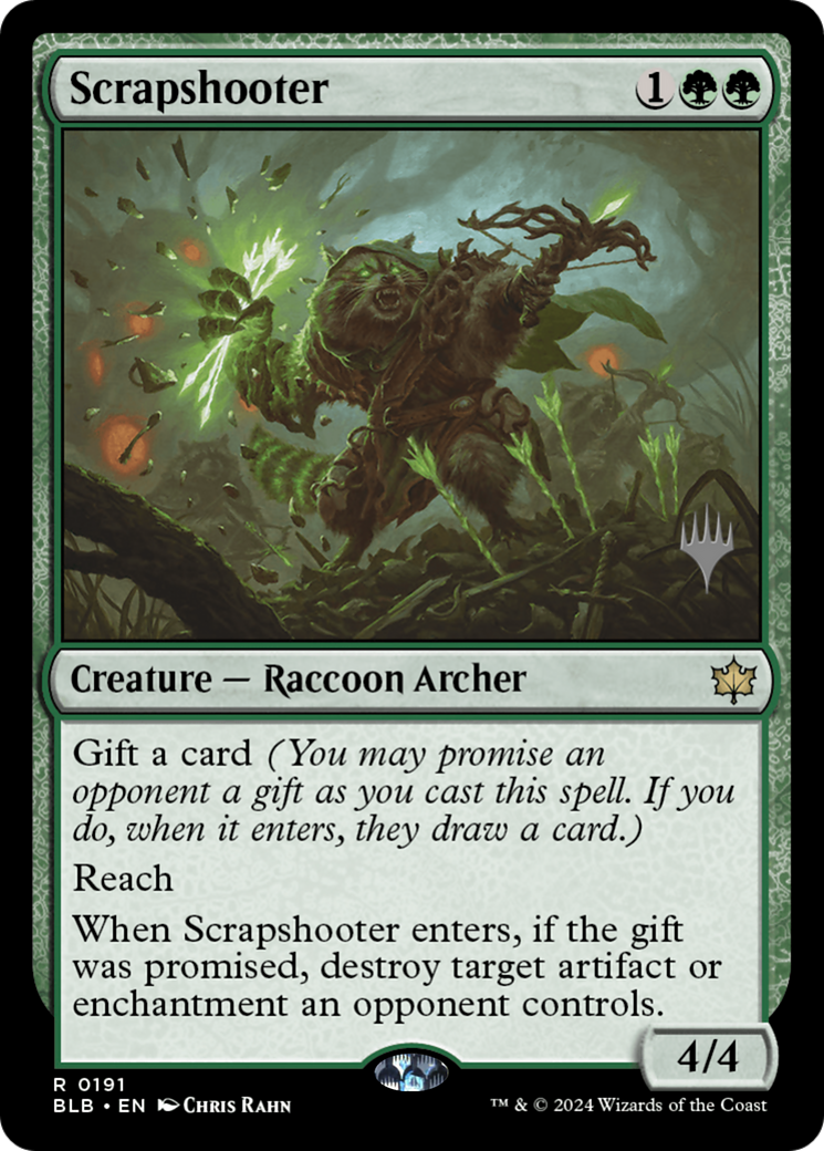 {@R} Scrapshooter (Promo Pack) [Bloomburrow Promos][PP BLB 191]