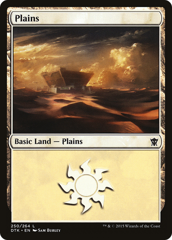 {B}[DTK 250] Plains (250) [Dragons of Tarkir]