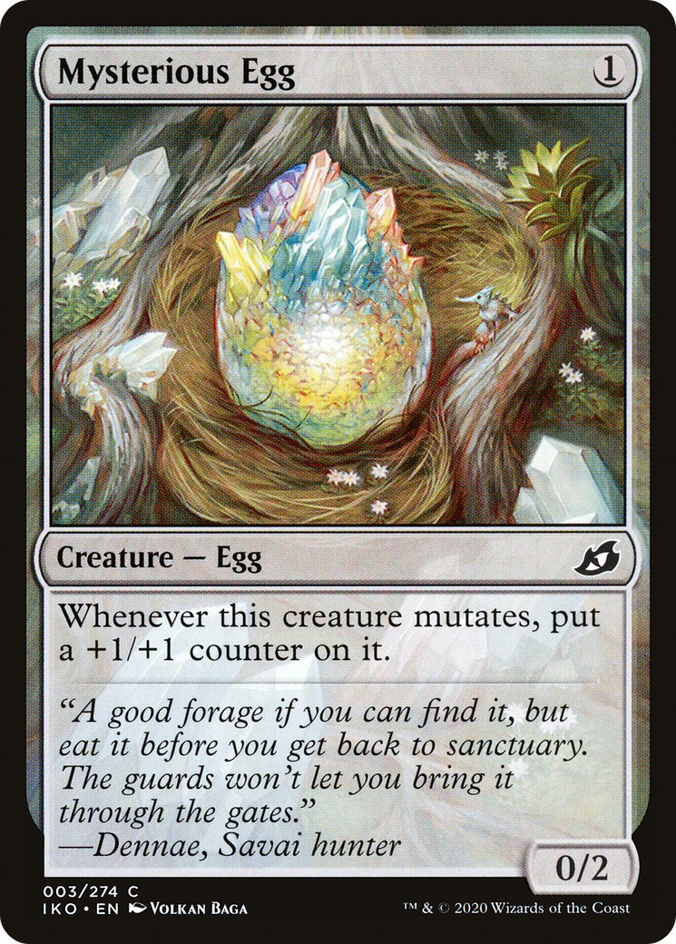 {C} Mysterious Egg [Ikoria: Lair of Behemoths][IKO 003]
