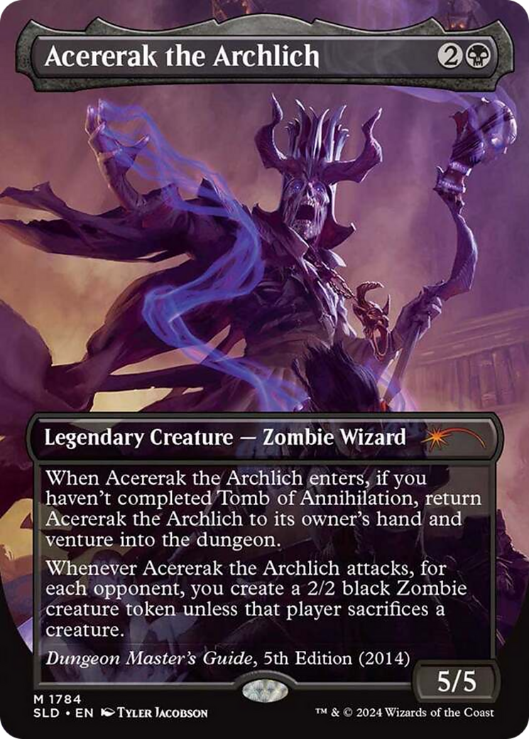 Acererak the Archlich [SLD-1784]  (Borderless) Foil