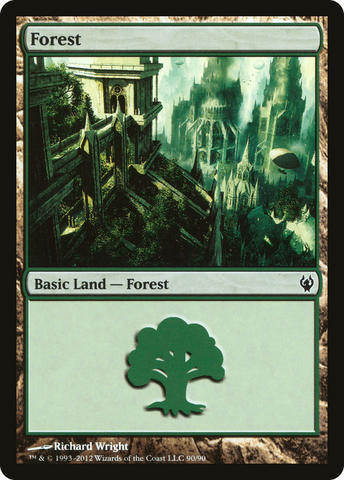 {B}[DDJ 090] Forest (90) [Duel Decks: Izzet vs. Golgari]