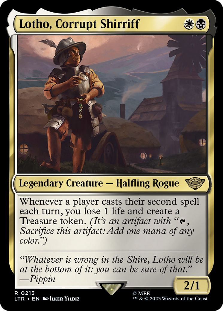 {R} Lotho, Corrupt Shirriff [The Lord of the Rings: Tales of Middle-Earth][LTR 213]