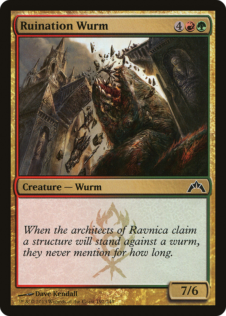 {C} Ruination Wurm [Gatecrash][GTC 192]