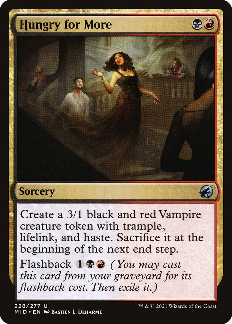 {C} Hungry for More [Innistrad: Midnight Hunt][MID 228]