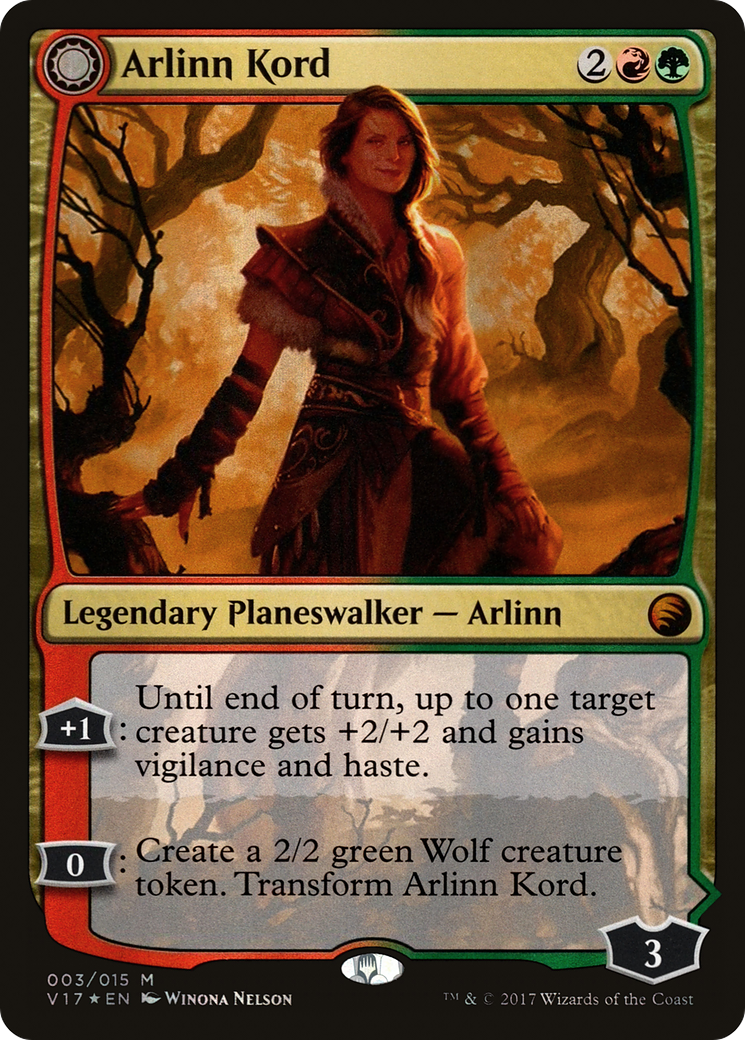 {R} Arlinn Kord // Arlinn, Embraced by the Moon [From the Vault: Transform][V17 003]