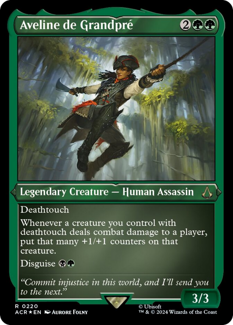 {R} Aveline de Grandpre (Foil Etched) [Assassin's Creed][ACR 220]