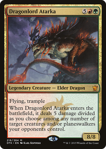 {R} Dragonlord Atarka [Dragons of Tarkir][DTK 216]