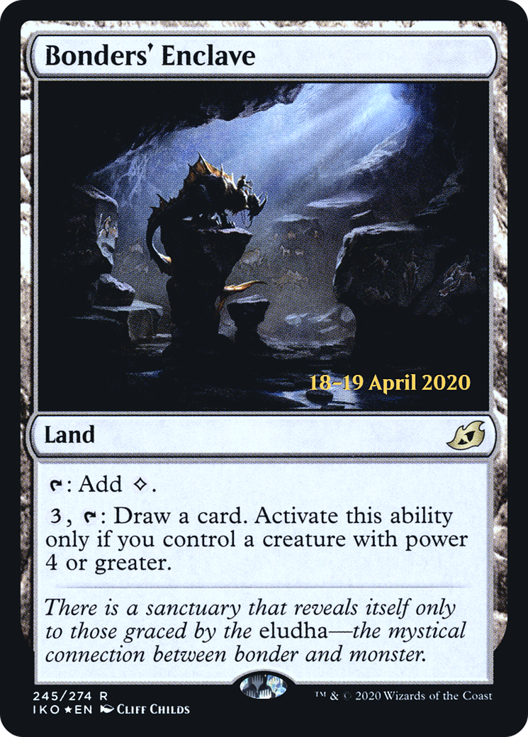 {R} Bonders' Enclave [Ikoria: Lair of Behemoths Prerelease Promos][PR IKO 245]