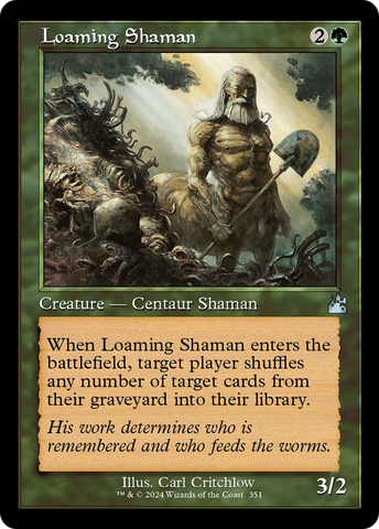 {C} Loaming Shaman (Retro Frame) [Ravnica Remastered][RVR 351]