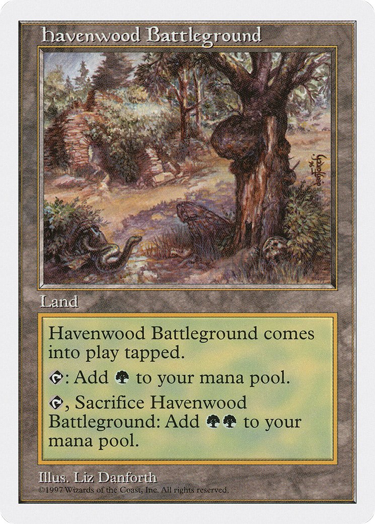{C} Havenwood Battleground [Fifth Edition][5ED 417]
