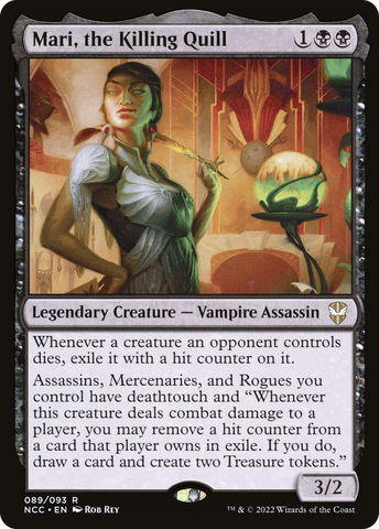 {R} Mari, the Killing Quill [Streets of New Capenna Commander][NCC 089]
