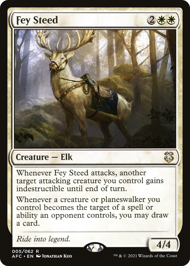 {R} Fey Steed [Dungeons & Dragons: Adventures in the Forgotten Realms Commander][AFC 005]