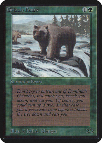 {C} Grizzly Bears [Alpha Edition][LEA 199]