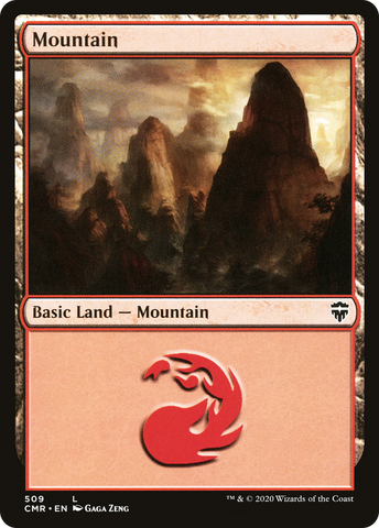 {B}[CMR 509] Mountain (509) [Commander Legends]
