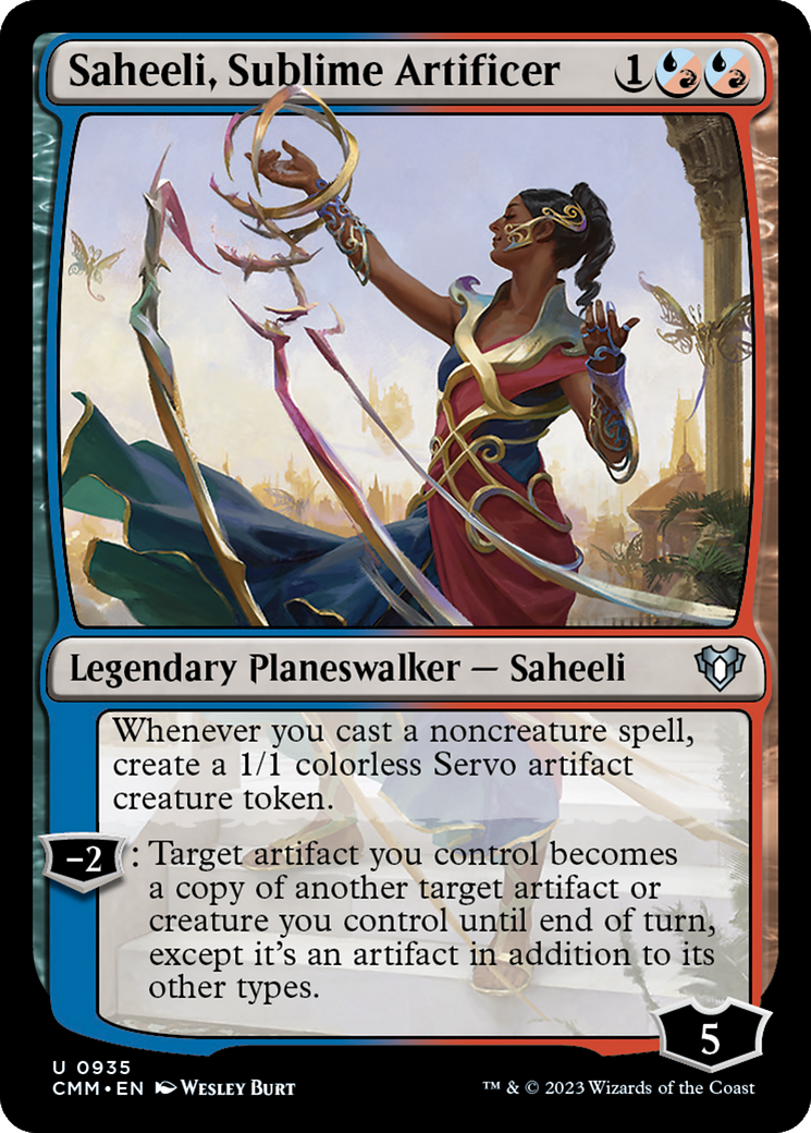 {C} Saheeli, Sublime Artificer [Commander Masters][CMM 935]