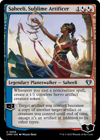 {C} Saheeli, Sublime Artificer [Commander Masters][CMM 935]