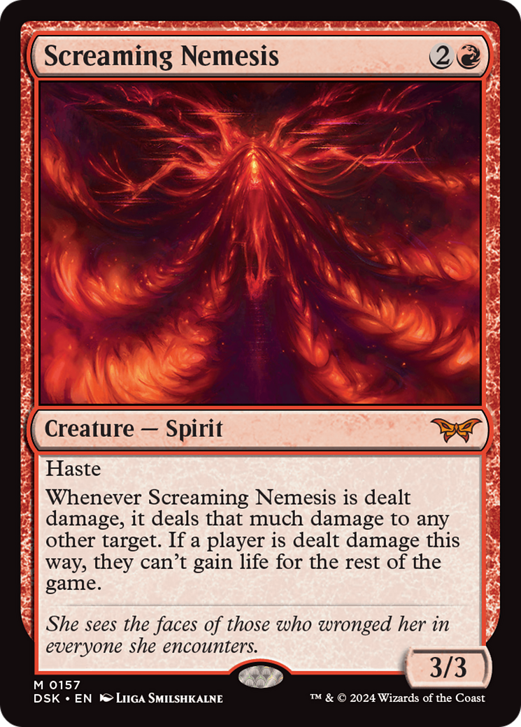 {@R} Screaming Nemesis [Duskmourn: House of Horror][DSK 157]