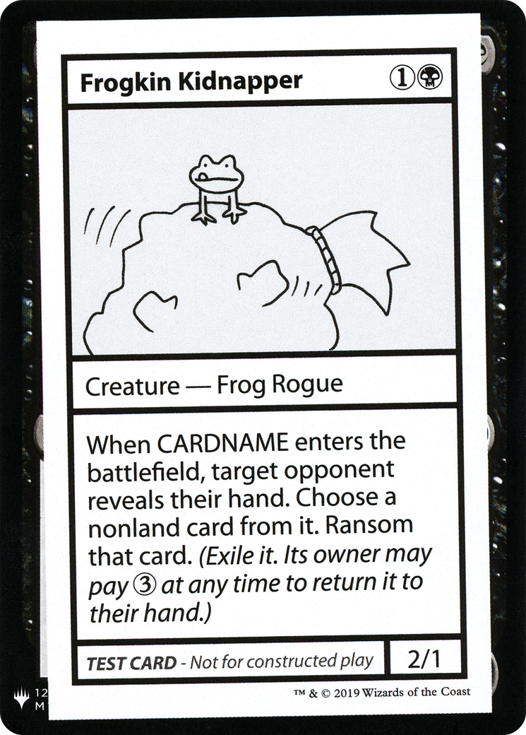{R} Frogkin Kidnapper [Mystery Booster Playtest Cards][CON CMB1 042]