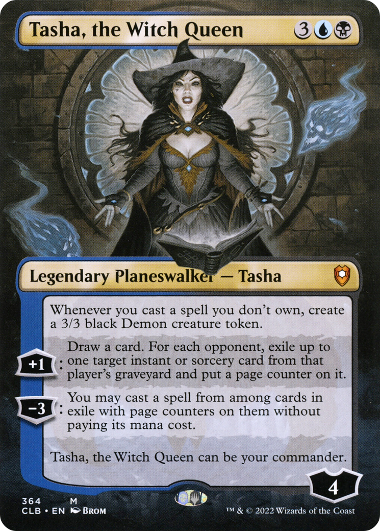 {R} Tasha, the Witch Queen (Borderless) [Commander Legends: Battle for Baldur's Gate][CLB 364]