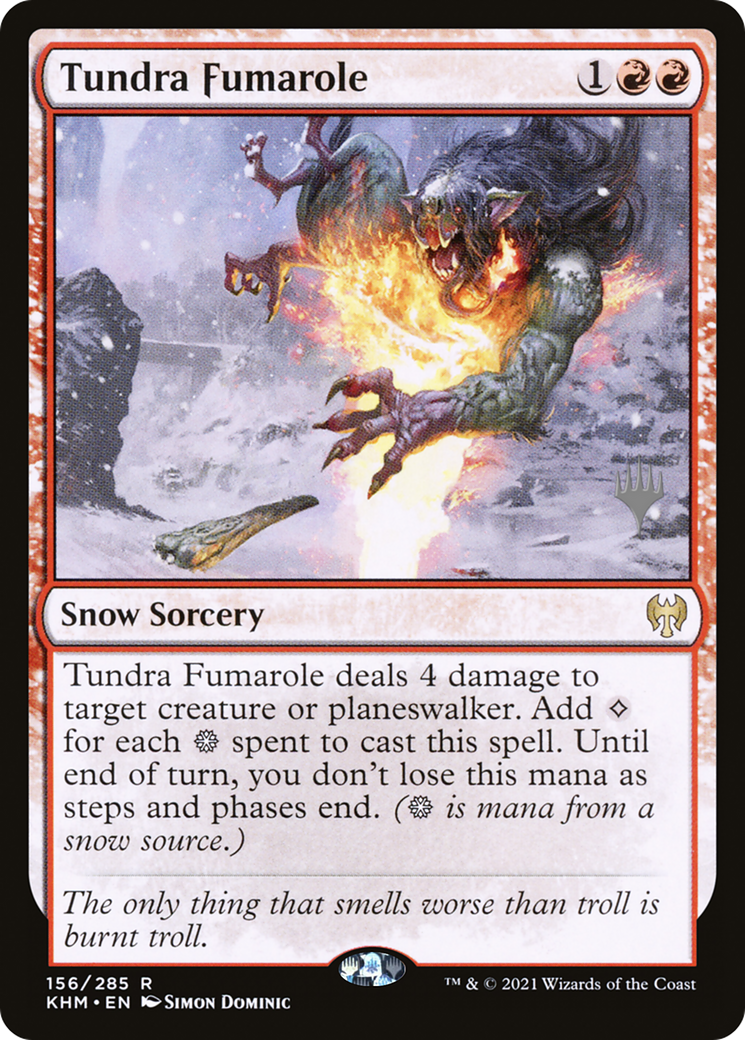 {R} Tundra Fumarole (Promo Pack) [Kaldheim Promos][PP KHM 156]