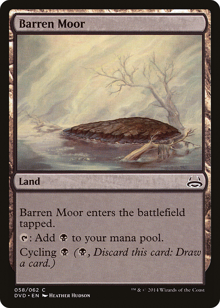 {C} Barren Moor (Divine vs. Demonic) [Duel Decks Anthology][DVD 058]