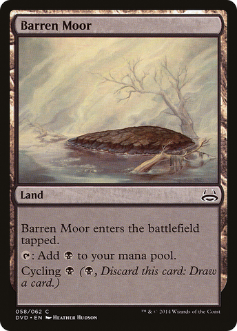 {C} Barren Moor (Divine vs. Demonic) [Duel Decks Anthology][DVD 058]