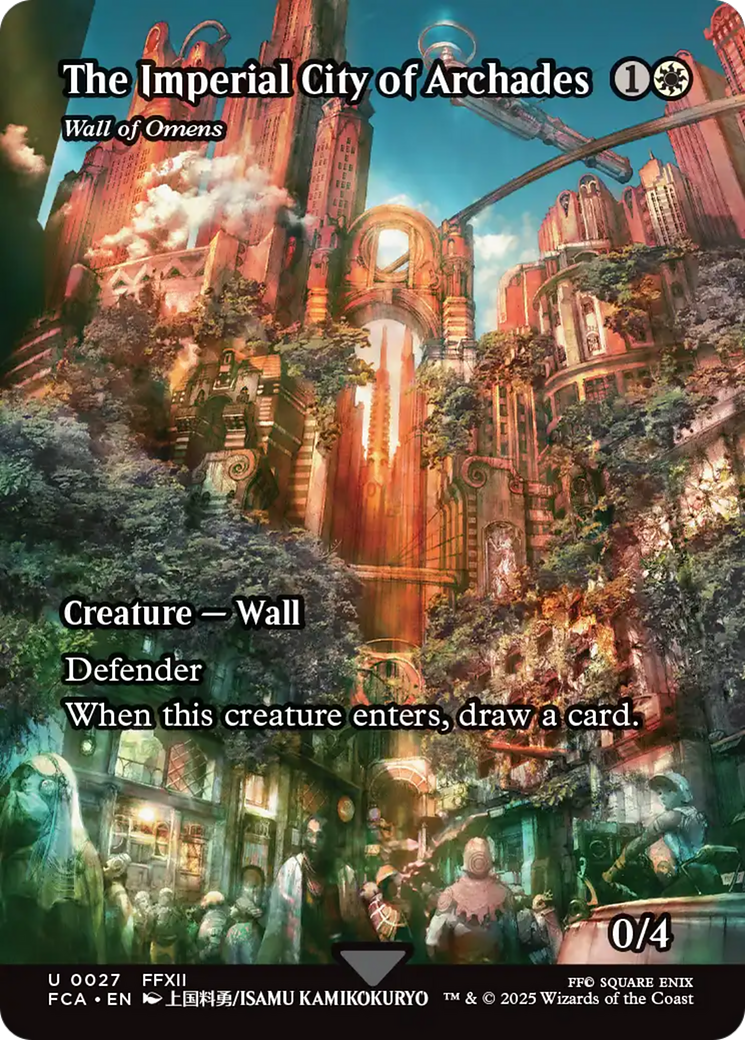 {C} The Imperial City of Archades - Wall of Omens (Showcase) [FINAL FANTASY : Through the Ages][FCA 027]