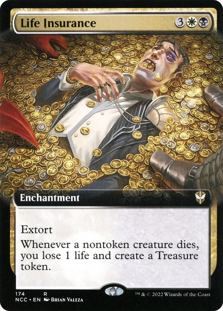 {R} Life Insurance (Extended Art) [Streets of New Capenna Commander][NCC 174]