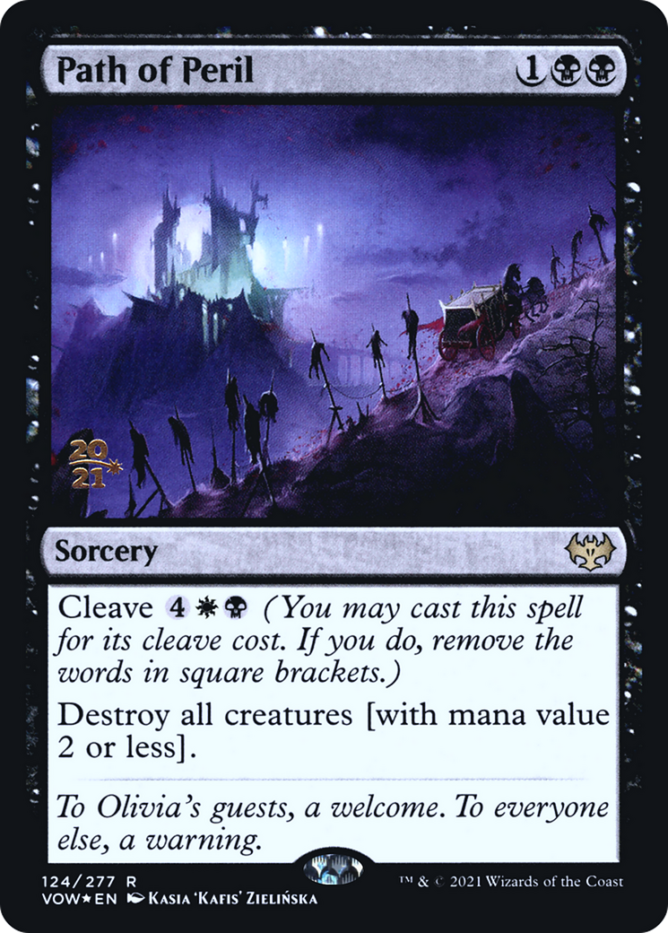 {R} Path of Peril [Innistrad: Crimson Vow Prerelease Promos][PR VOW 124]