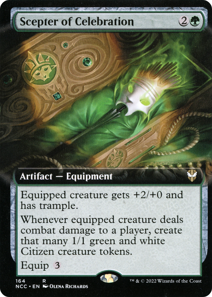 {R} Scepter of Celebration (Extended Art) [Streets of New Capenna Commander][NCC 164]
