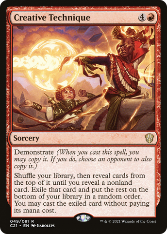 {R} Creative Technique [Commander 2021][C21 049]