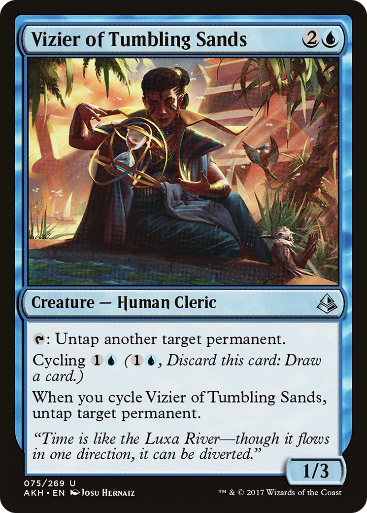 {C} Vizier of Tumbling Sands [Amonkhet][AKH 075]