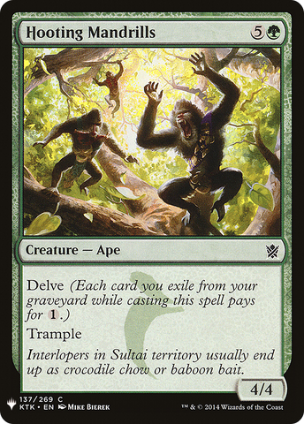 {C} Hooting Mandrills [Mystery Booster][LS KTK 137]