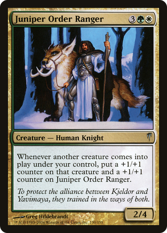 {C} Juniper Order Ranger [Coldsnap][CSP 130]