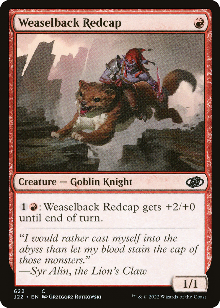 {C} Weaselback Redcap [Jumpstart 2022][J22 622]