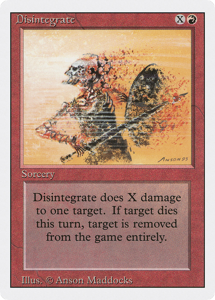 {C} Disintegrate [Revised Edition][3ED 142]