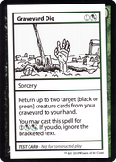 {R} Graveyard Dig (2021 Edition) [Mystery Booster Playtest Cards][CMB1 092]