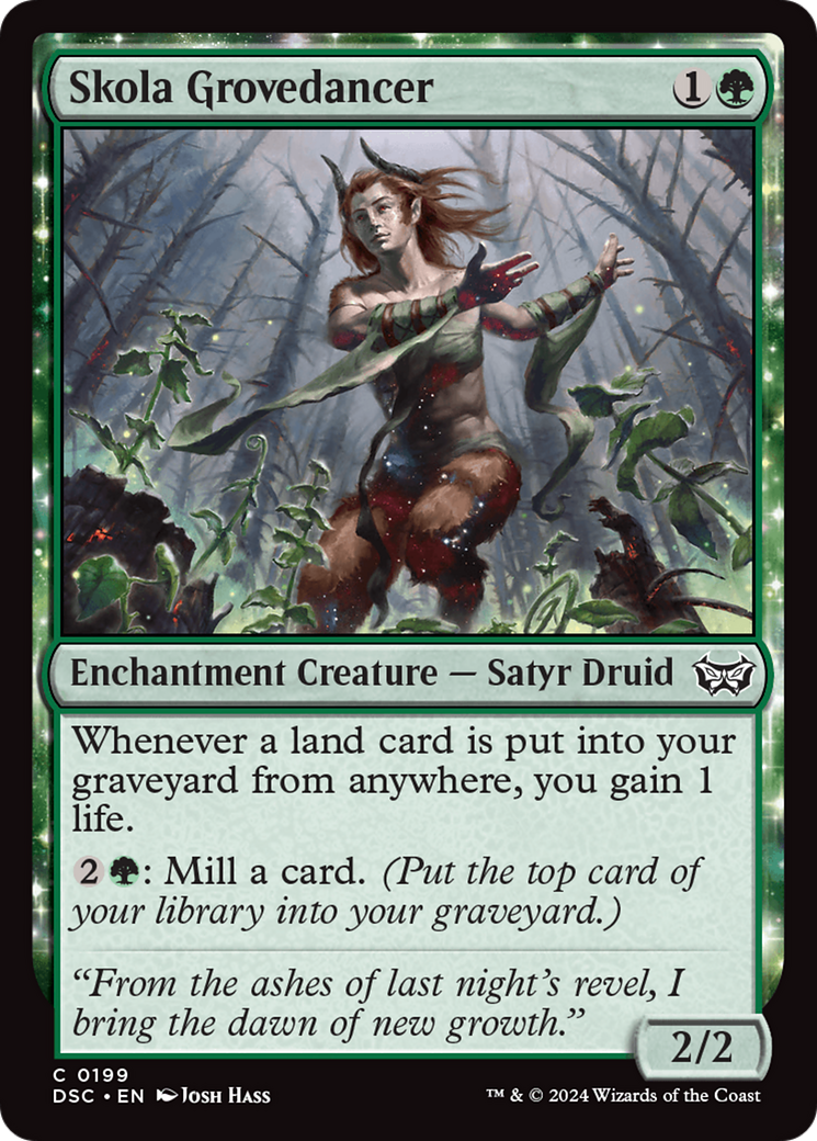 {C} Skola Grovedancer [Duskmourn: House of Horror Commander][DSC 199]